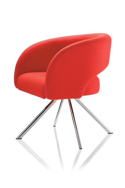 chaise Choo en rouge par Boss Design