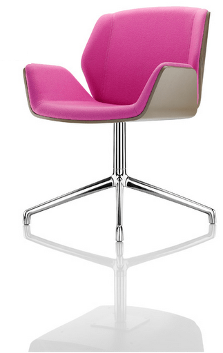 chaise Kruze en rose par Boss Design