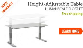 Ergonomic desk Humanscale Float Ajustable Table