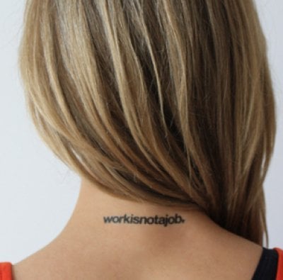 work is not a job