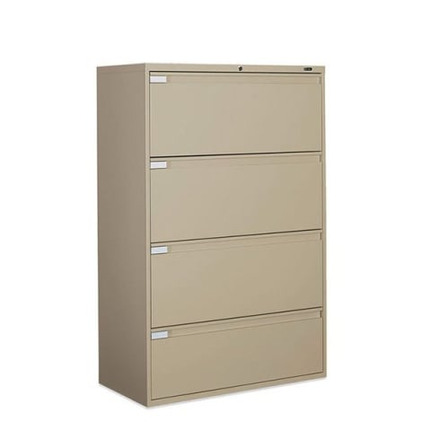 Global Fileworks 9336P-4F1H Classeur latéral 4 tiroirs de 36po