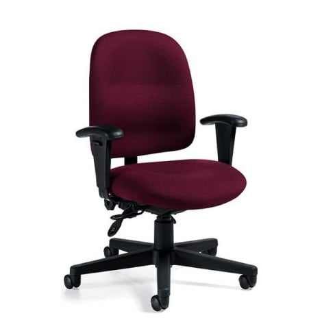 Global Granada 3275 Low Plain Back Operator Chair