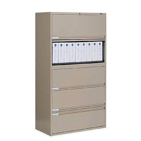 Global Fileworks 9336P-5R1H Classeur latéral 5 tiroirs