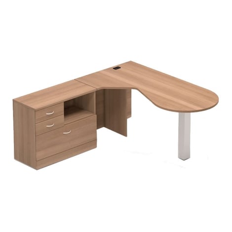 Global ZIRA - Desk Suite ZL-25 - Left hand side - WCR