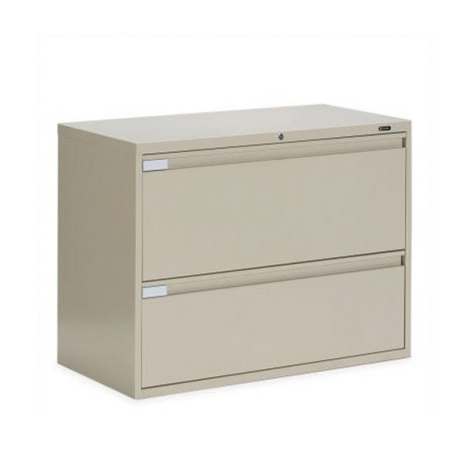 Global Fileworks Classeur Latéral 2-Tiroirs 9336P-2F1H