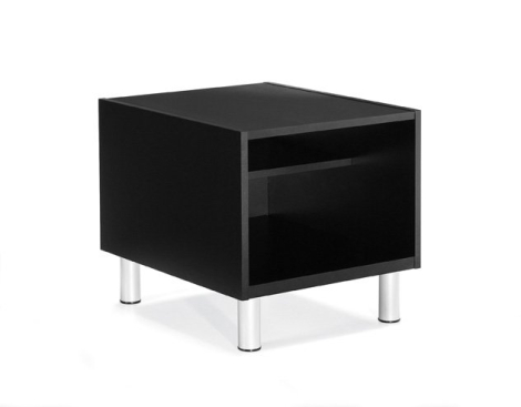 Global Citi 7885 Table de réception de bout ou de coin - Noir - BLK