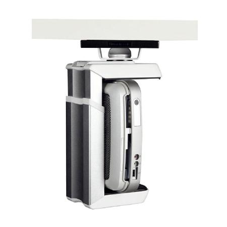 Humanscale CPU200 One-Touch Swivel-Slider Motion CPU Holder - Black accent