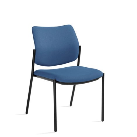 Global Sonic 6509 - Armless stacking chair - Tungsten TUN - Ruby red JG11