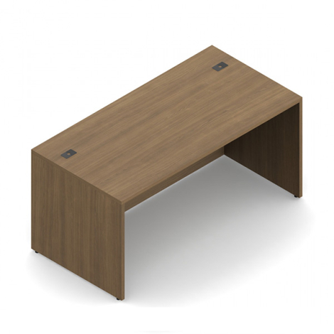 Global OTG Newland NL6030D - Bureau en mélamine de 30" x 60" - Cerisier hivernal - WCR