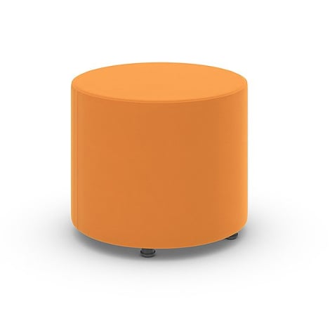 Global Craft MVL13007 - Round Pouf -Yellow