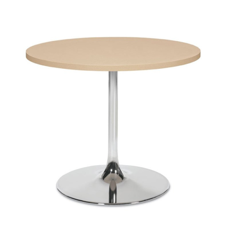 Global Table Ronde base Trompette - Érable Moiré