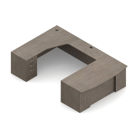 Global Office Desk ZIRA - Office desk suite Desking solutions ZL-4 - Left hand side application