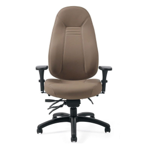 Obusforme 1240-3 Comfort High Back - Vinyl Beige