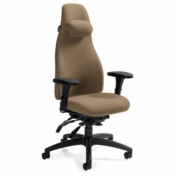 Global Obusforme 4430 Ergonomic Office Chair & Headrest