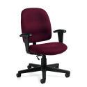 Global Granada 3255 Chaise durable à haut rendement - Silhouette - Bordeaux SL32