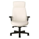 Nightingale Presider 7700 Fauteuil de bureau exécutif avec appui-tête - Cuir Princess Ivoire