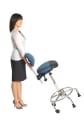 Ergocentric Chaise 3 en 1 Assis-Debout - Déplacement facile