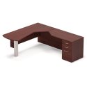 Global ZIRA ZL-22 - Computer L shape desk - RIGHT HAND SIDE APPLICATION - QTM