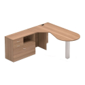 Global ZIRA - Desk Suite ZL-25 - Left hand side - WCR