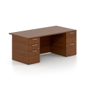 Lacasse Concept 300 EDDP Executive desk with 2 pedestals