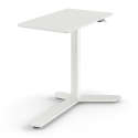 Float Mini - Adjustable Table - White Top and White Base