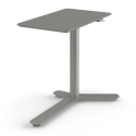 Float Mini - Adjustable Table - Stone Grey Top and Stone Grey Base