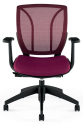 Burgundy - mesh back and seat fabric