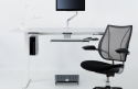 Humanscale CPU600 One-Touch Swivel-Slider Motion CPU Holder