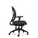 Global Ibex MVL2803 Office multi-tilter chairs with Mesh back - Side view