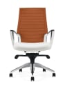 Global Accord 2676-4 Mesh back tilter chair with aluminium base - VU12 Orange Sunset