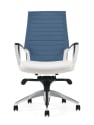 Global Accord 2676-4 Mesh back tilter chair with aluminium base - VU14 Artic Blue