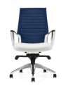 Global Accord 2676-4 Mesh back tilter chair with aluminium base - VU16 Tidal Wave