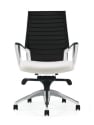 Global Accord 2676-4 Mesh back tilter chair with aluminium base - VU19 Black Coal
