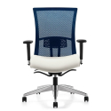 Global Vion - Chaise Ergonomique - Dossier Filet - MS72 Bleu