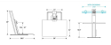 Humanscale Adjustable Desk Converter - Quickstand ECO