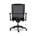 Allseating Chaise d'Ordinateur - Entail - Bâti et maille noire