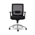 Allseating Chaise d'Ordinateur - Entail - Support lombaire et Base chrome en option