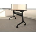 Mayline Flip'N GO Mobile nesting table with flip top