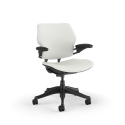 Humanscale Freedom - Chaise ergonomique de bureau - Graphite - Lotus Vinyle Blanc K128
