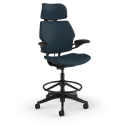 Humanscale Freedom - Chaise Dessinateur - Coda 2 Laine Bleu Nuit Profond CD76