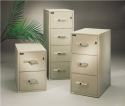 The Classique 25 Vertical cabinet serie - 2, 3 or 4 drawers - Legal format - 25in depth