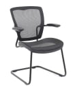 Nightingale Chaise d'Invité & Dos en Mesh - OXO 65 - Noir