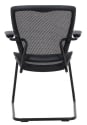 Nightingale Chaise d'Invité & Dos en Mesh - OXO 65 - Noir - Vue de dos