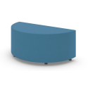 Global Craft MVL13008 - Half-Round Pouf - Blue