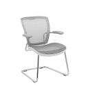 Nightingale Chaise d'Invité & Dos en Mesh - OXO 65 - Blanc