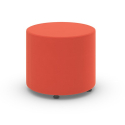 Global Craft MVL13007 - Round Pouf - Red