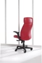 Nightingale Presider 7700 Fauteuil de bureau exécutif avec appui-tête - Cuir Princess Canneberge