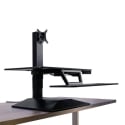 Workrite Solace - Electric Sit to Stand Desk Converter - Movement