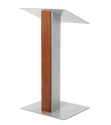 Urbann Wood and Aluminum Lectern Y5 - Cognac