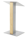 Urbann Wood and Aluminum Lectern Y5 - Natural Wood